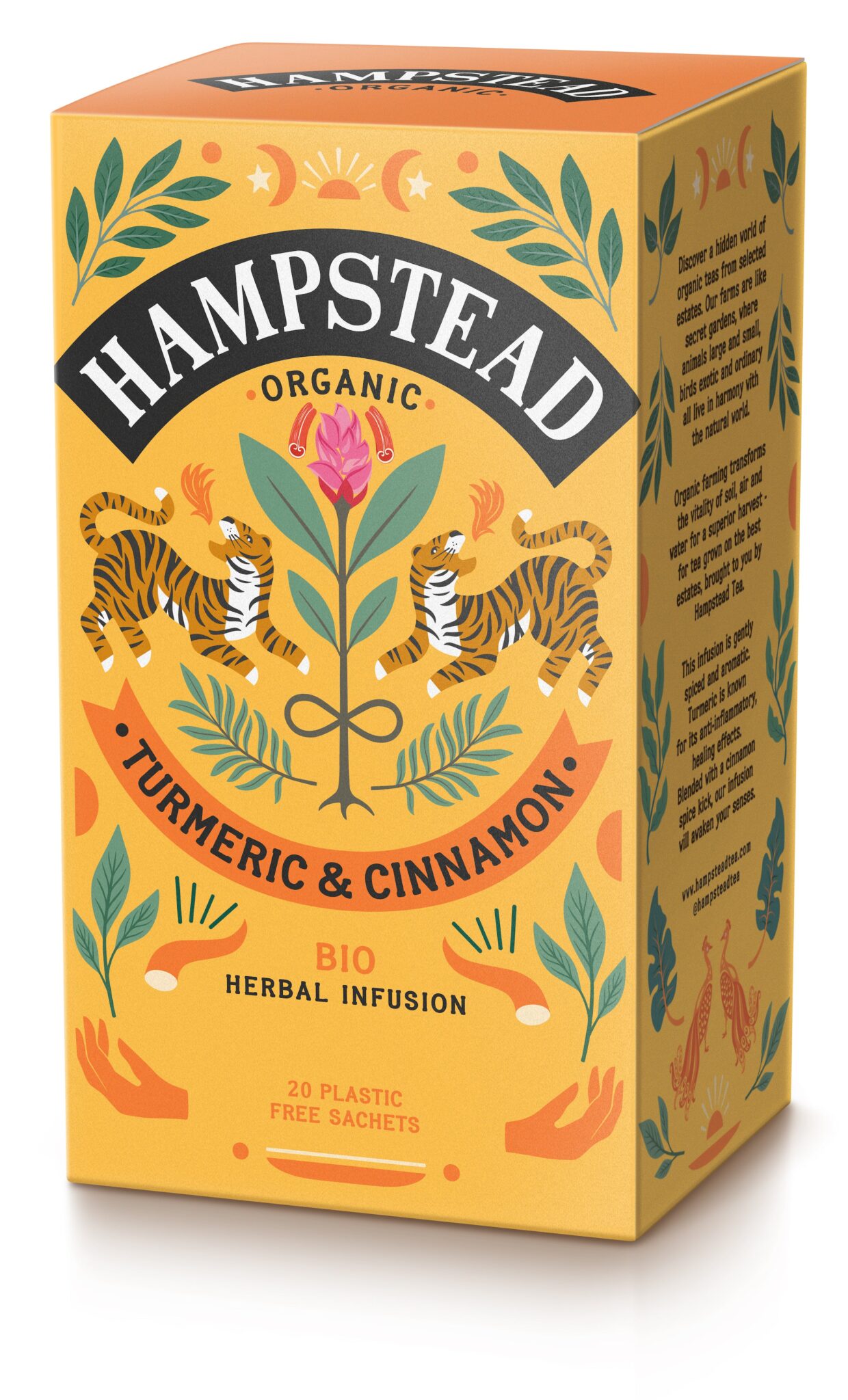 Hampstead Gurkemeje & kanel te - 20 breve