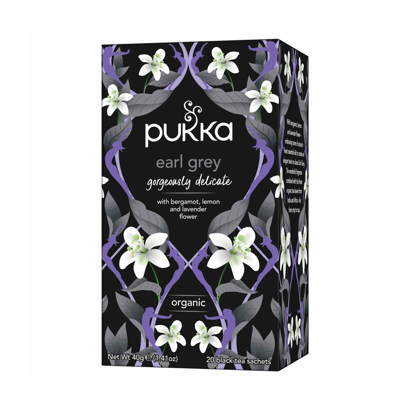 Pukka Earl Grey te ekologiskt - 20 st - bokstavste