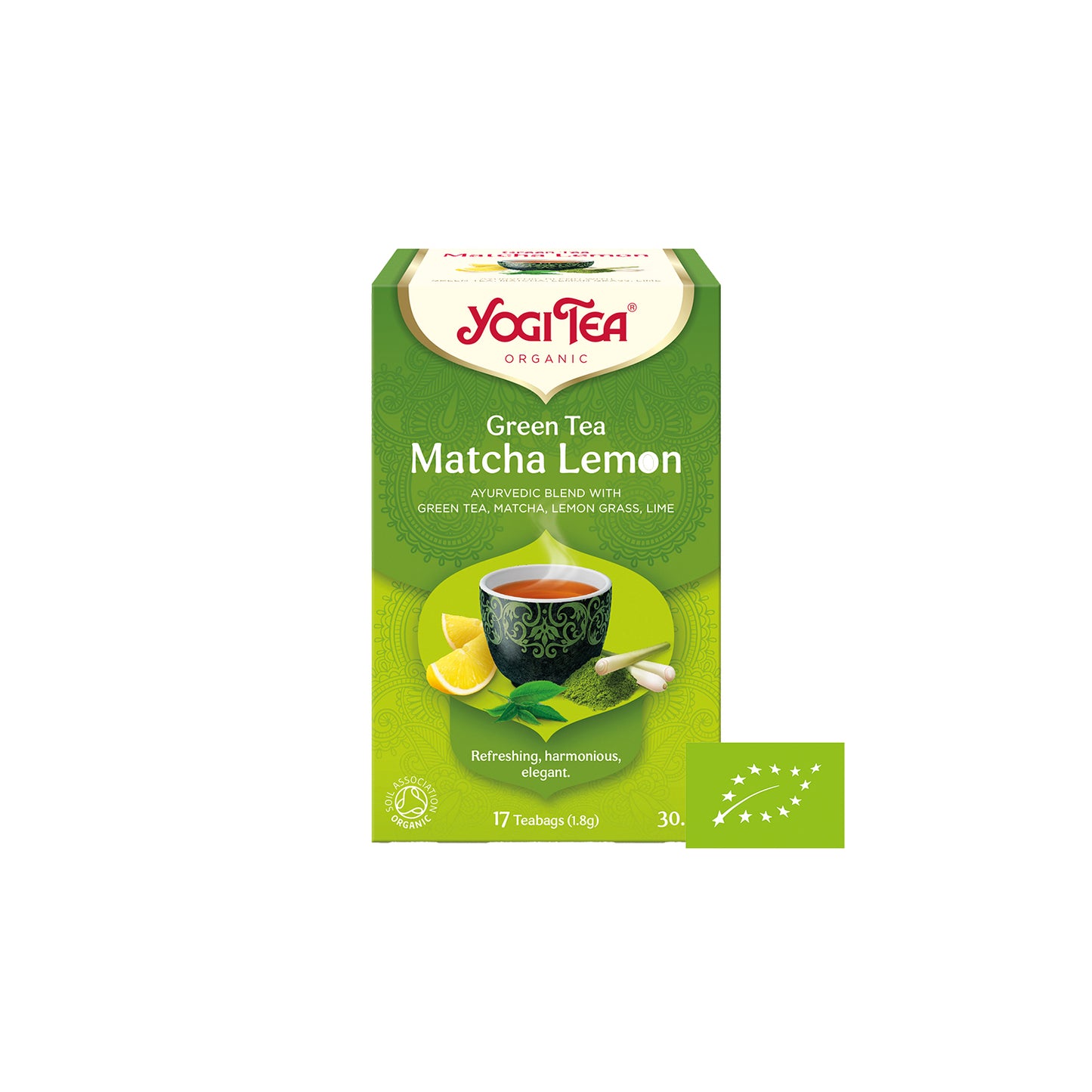 Yogi Tea Grön Matcha Citron - 17 st - bokstavste