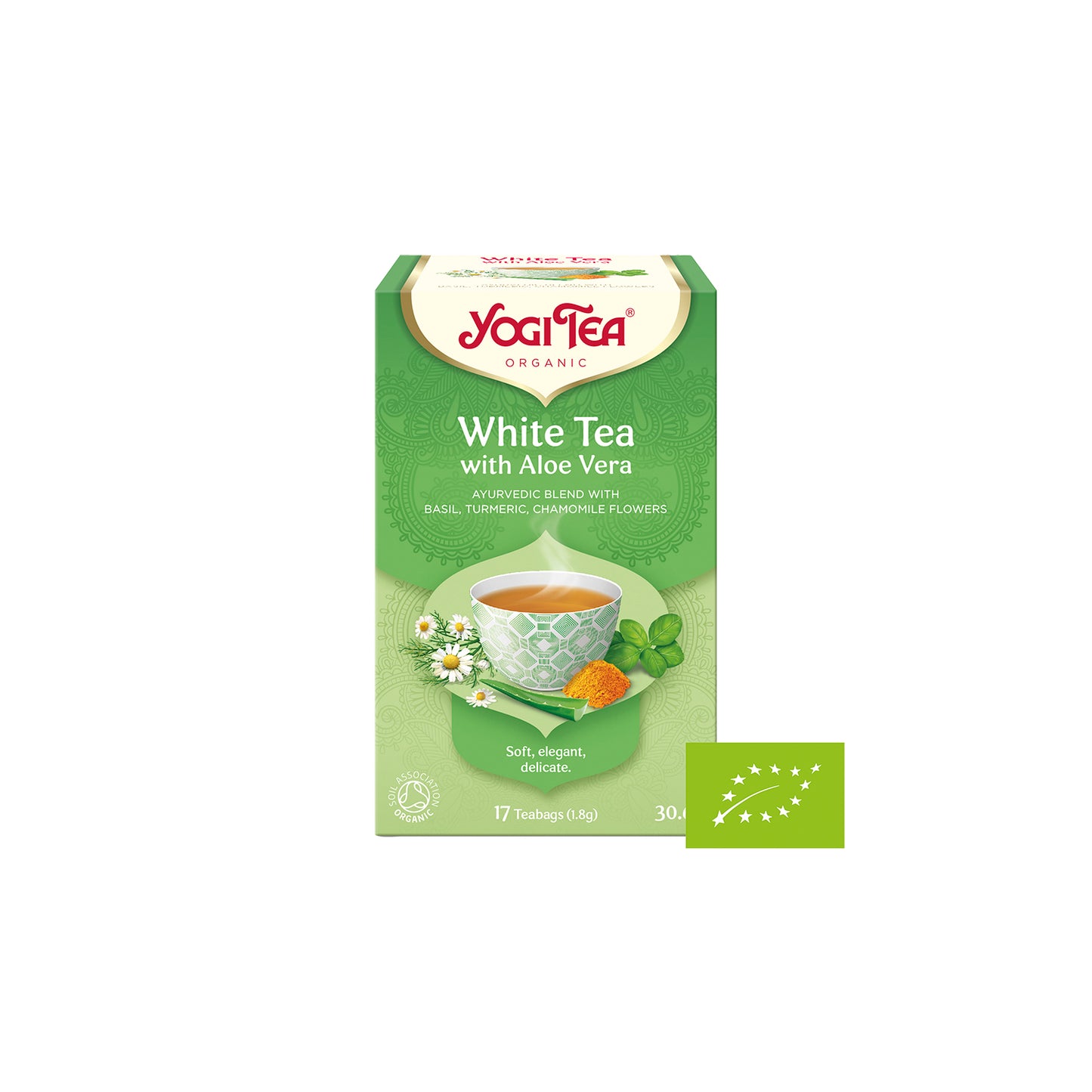 Yogi Tea White Tea Aloe Vera - 17 st - bokstavste