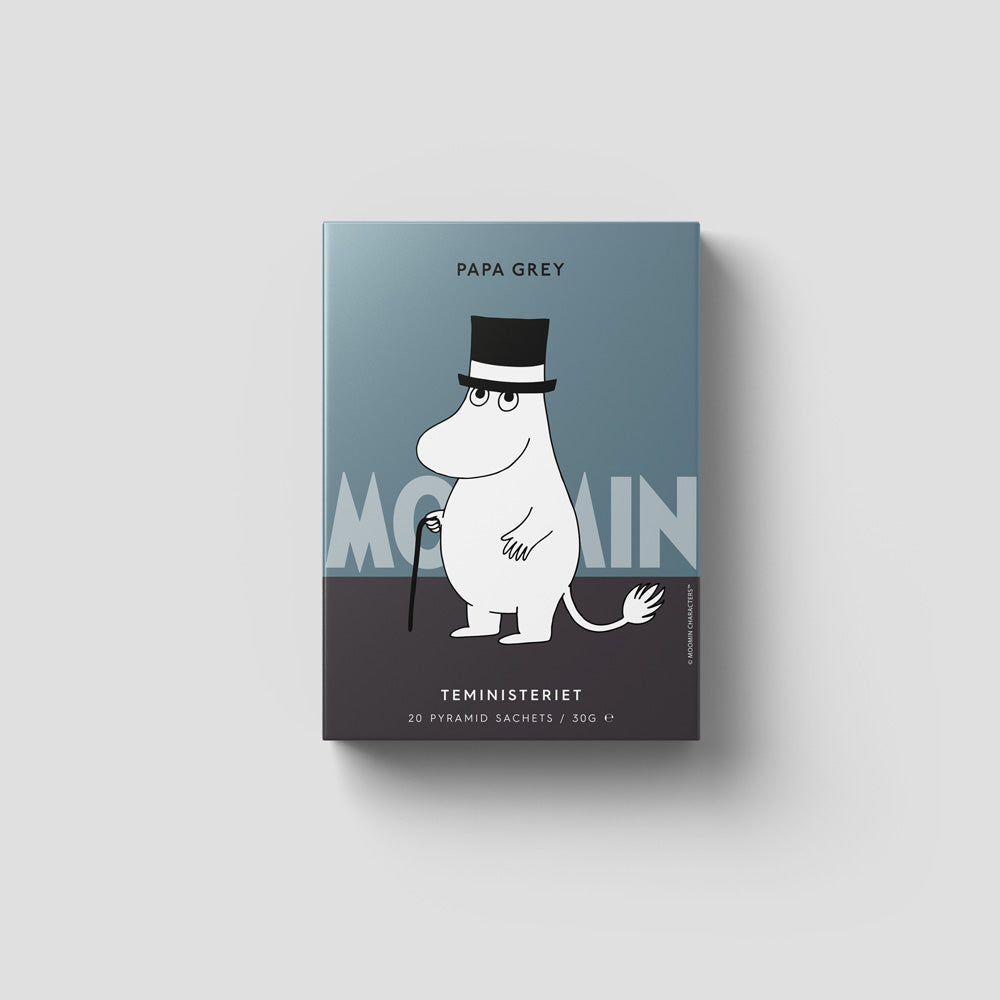 Mumin Papa Grey - 20 st - bokstavste