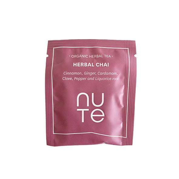 NUTE Herbal Chai Organic - 10 st - Bladte