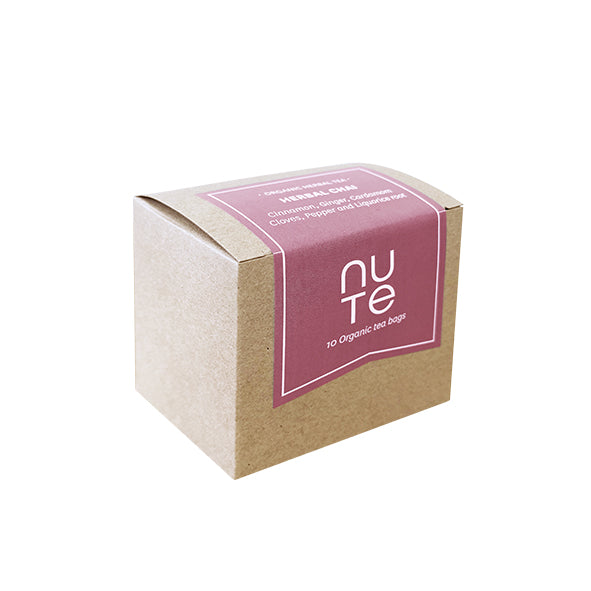 NUTE Herbal Chai Organic - 10 st - Bladte