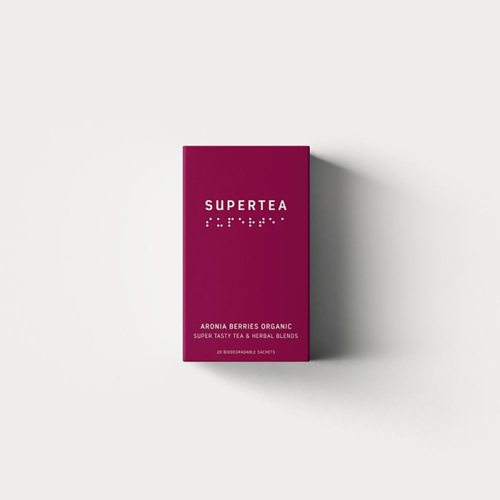 Supertea, Aroniabär ekologiska - 20 st - bokstavste
