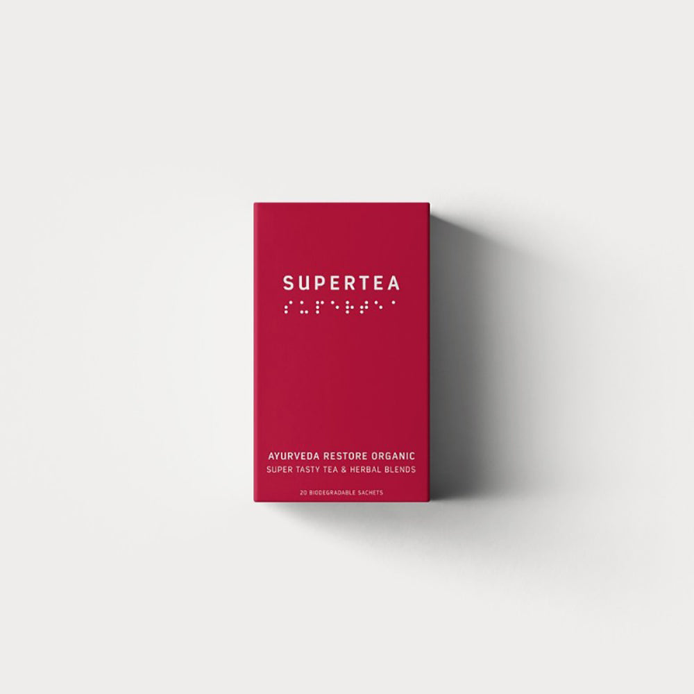 Supertea, Ayurveda Restore ekologiskt - 20 st - bokstavste
