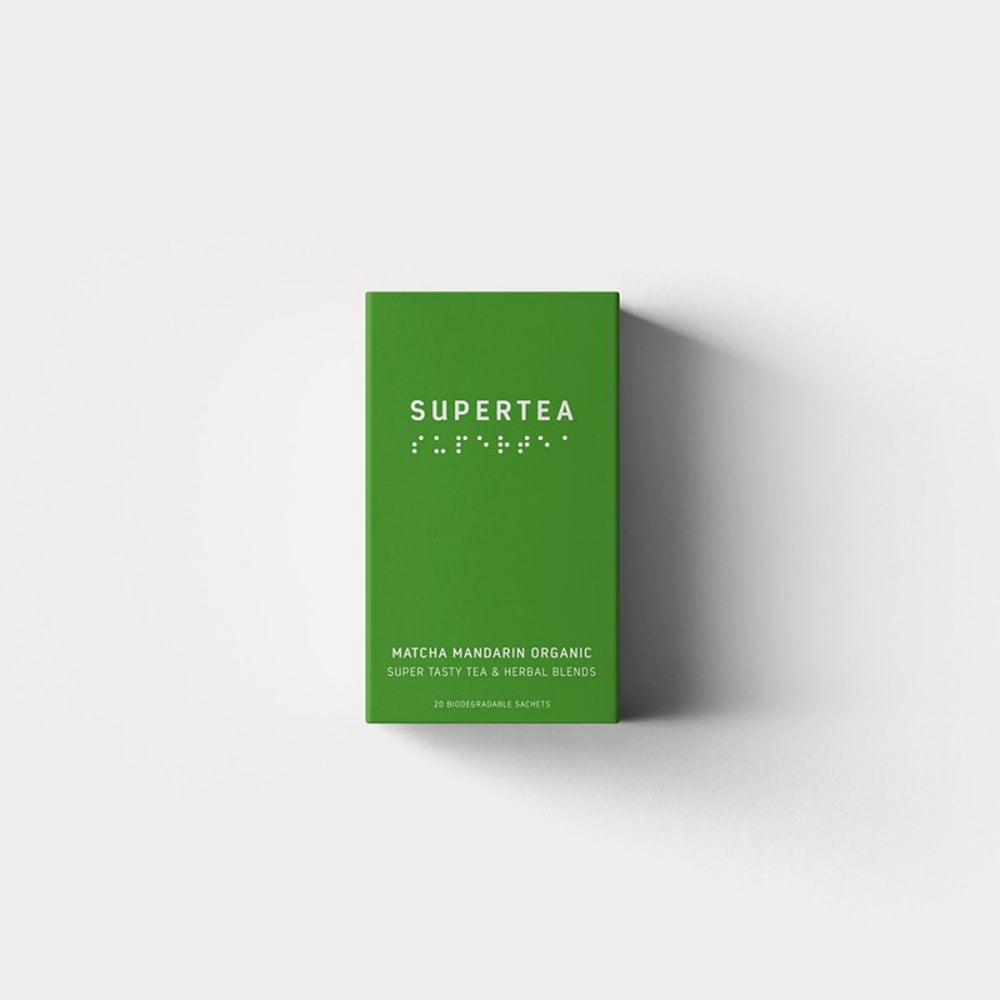 Supertea, Matcha mandarin ekologisk - 20 st - bokstavste