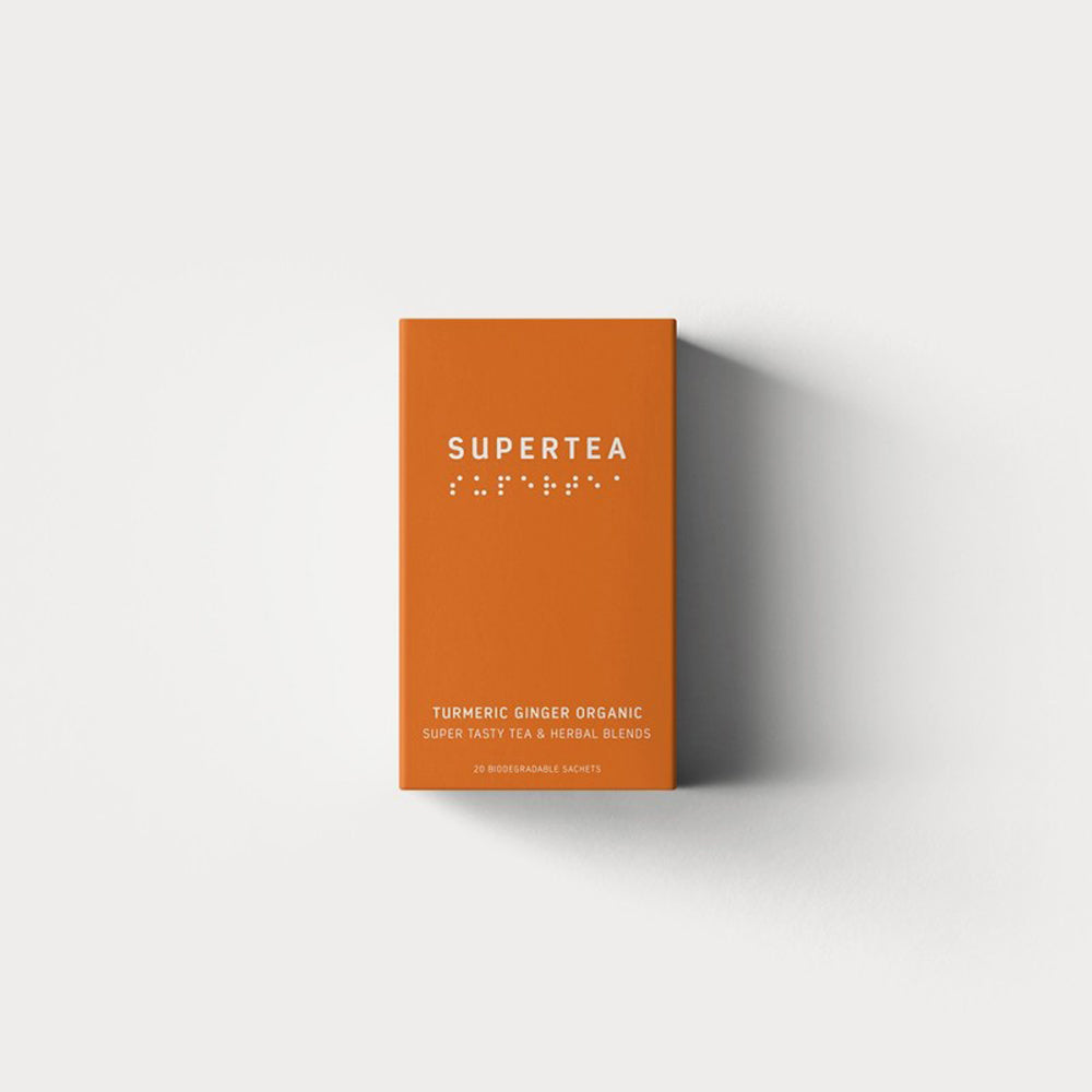 Supertea, Gurkmeja ingefära ekologisk - 20 st - bokstavste